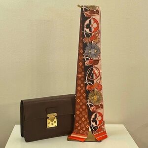 Big Twilly: Chic Geometric & Floral Silk Skinny Scarf Twilly Bandeau